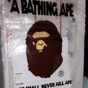 Clear bathing ape bag